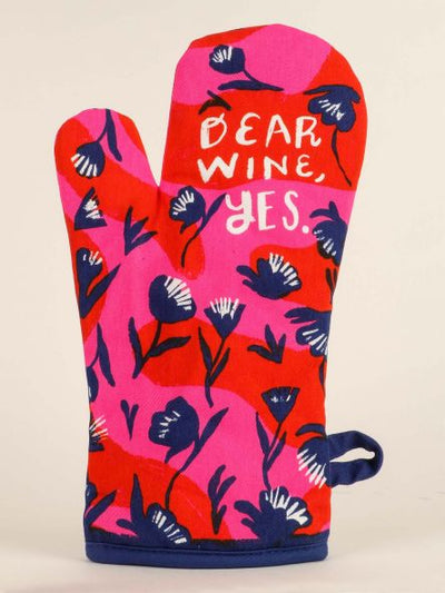 Dear Wine, Yes Oven Mitt | Unique Gifts That Make a Statement