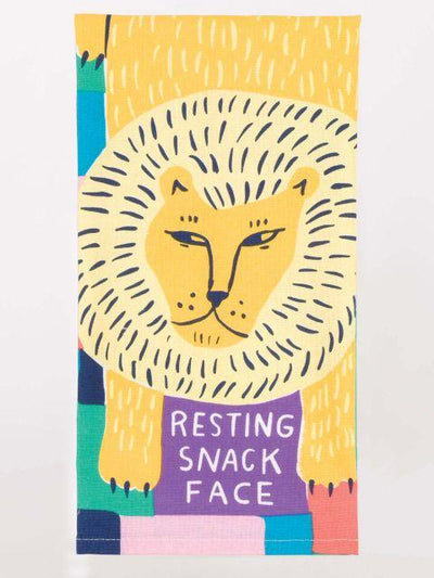 Resting Snack Face Dish Towel | Unique Gifts That Make a Statement