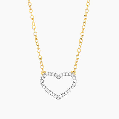 Gold True Love Always Pendant Necklace
