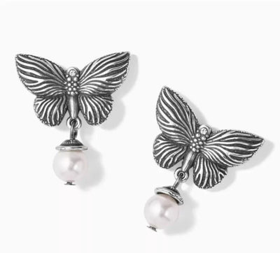 Bloom Butterfly Pearl Earrings
