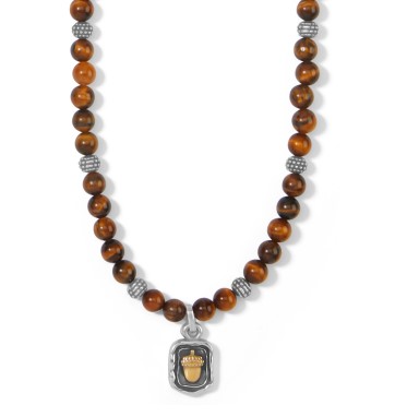 Ferrara Virture Tiger's Eye Acorn Necklace