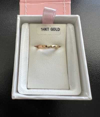Children's 14K Gold Heart Ring Size 1