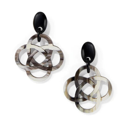 Interlok Horn Post Earrings