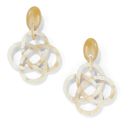 Interlok Horn Post Earrings