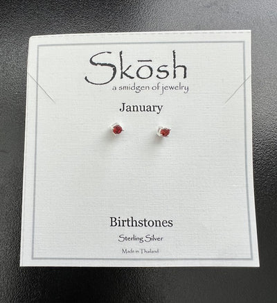 January 3MM Sterling Silver Studs