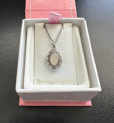Children's Sterling Silver Locket 15"