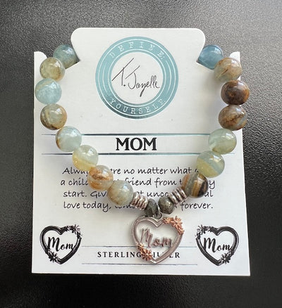 T. Jazelle Mom Beaded Bracelet