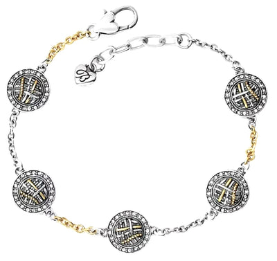 Neptune's Rings Woven Bracelet