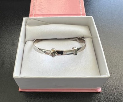 Children's Sterling Silver Adjustable Star Bracelet