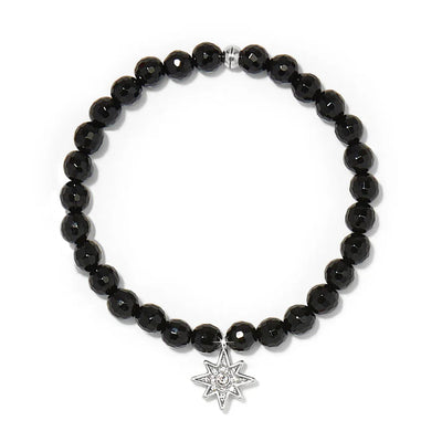 Enchanting Star Silver Stretch Bracelet