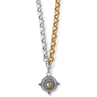 Ferrara Virtue Winged Heart Necklace