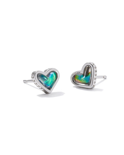 Kendra Scott Ari Heart Moonstone Studs