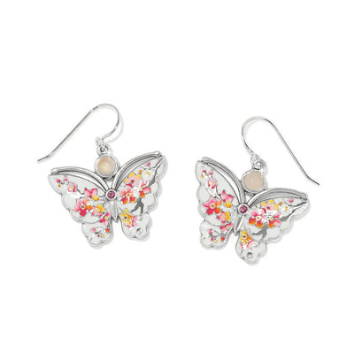 Kyoto in Bloom Sakura Butterfly Earrings