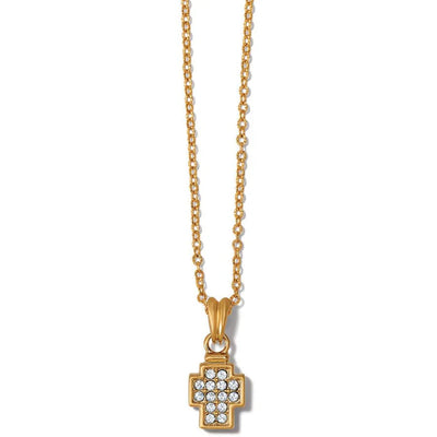 Meridian Zenith Gold Cross Necklace