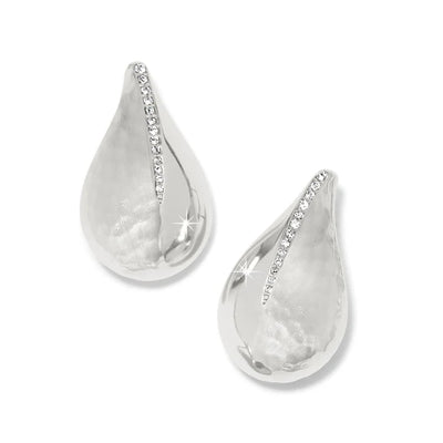 Nile Silver Large Post Earring