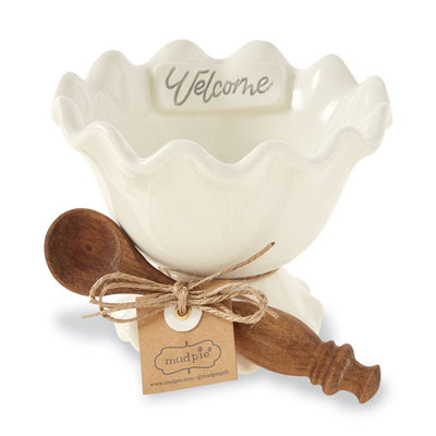 Welcome Ruffle Dip Dish Set | Unique Gifts That Make a Statement
