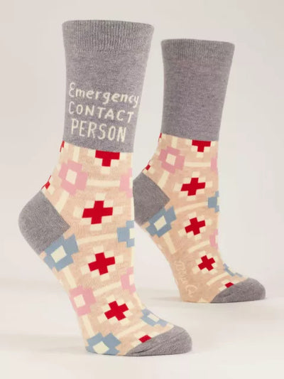 Emergency Contact Person Women's Socks