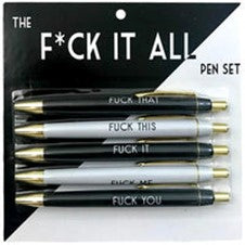 Fuck It All Pen Set