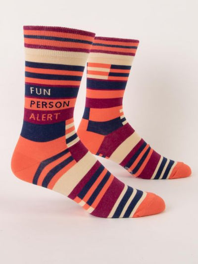 Fun Person Alert Men's Socks