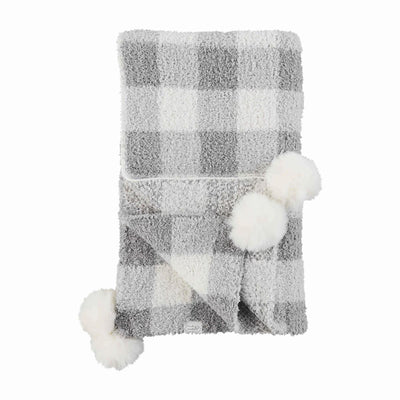 Gray Gingham Blanket