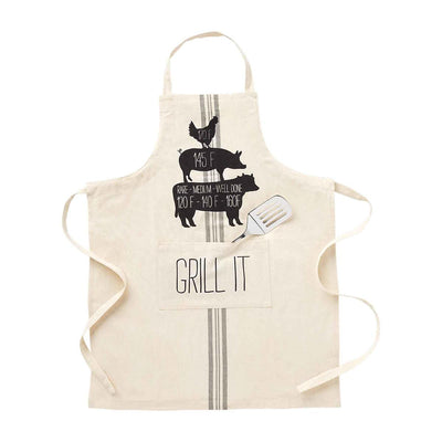 Grill Apron & Spatula Set