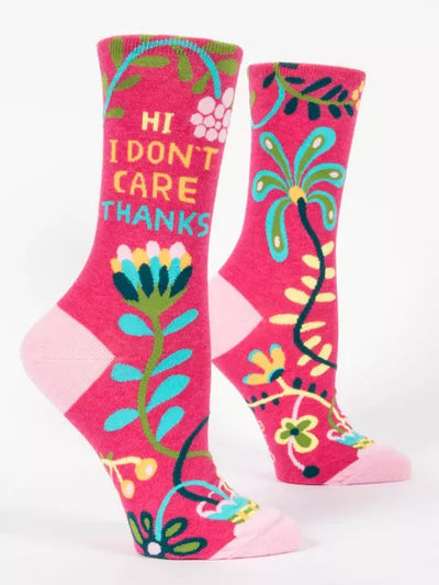 Hi, I Don't Care Women's Socks