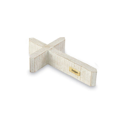 Hope Wood & Brass Plate Cross | Unique Gifts That Make a Statement