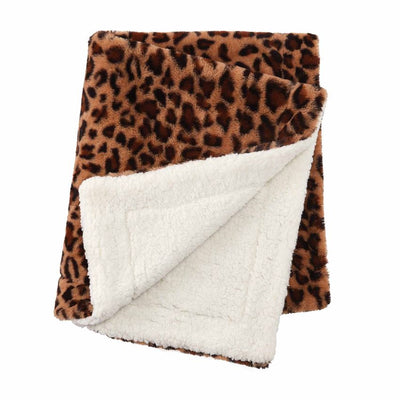 Leopard Faux Fur Blanket | Unique Gifts That Make a Statement
