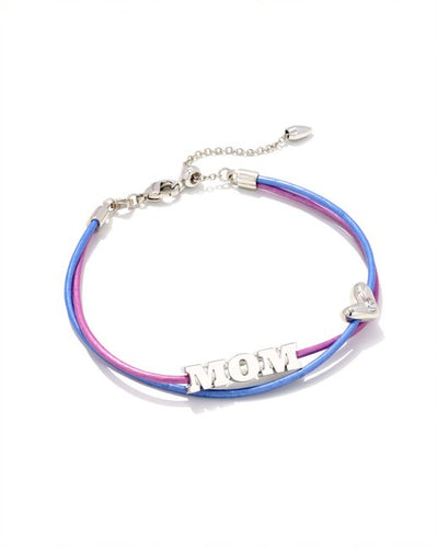 Mom Friendship Bracelet in Silver