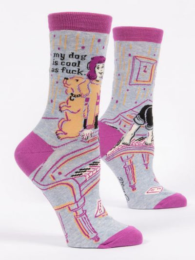 My Dog Is Cool As Fuck Women's Socks | Unique Gifts That Make a Statement