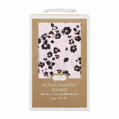 Pink Leopard Swaddle