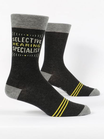 Selective Hearing Specialiist Mens Socks | Unique Gifts That Make a Statement