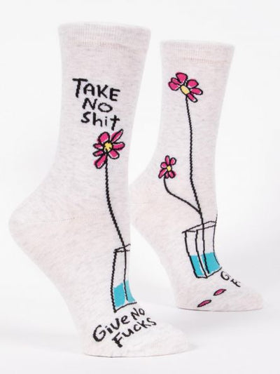 Take No Shit Women's Socks | Unique Gifts That Make a Statement