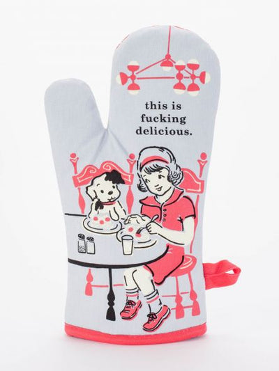 This Is Fucking Delicious Oven Mitt | Unique Gifts That Make a Statement