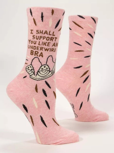 I Shall Support You Like An Underwire Bra Women's Socks