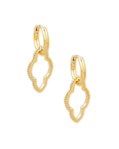 Abbie Huggie Earrings In Gold