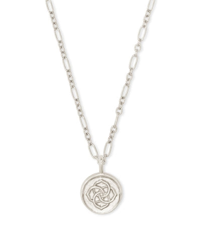 Dira Coin Pendant In Silver