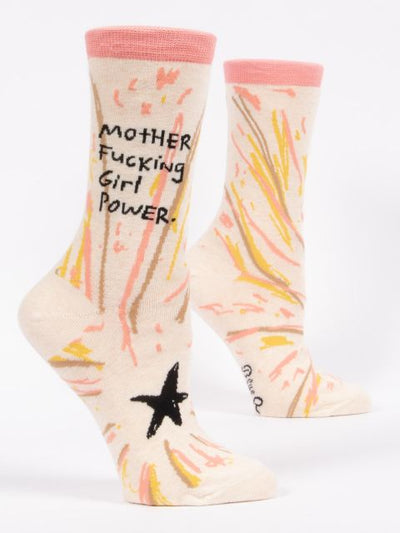 Mother F'n Girl Power Women's Socks | Unique Gifts That Make a Statement