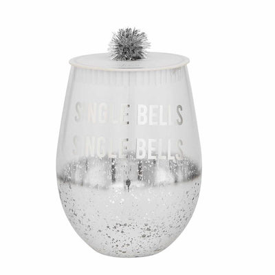 Holiday Wine Glass Silver